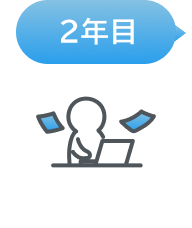 2年目：小規模プロジェクトのプロジェクトマネージャー
